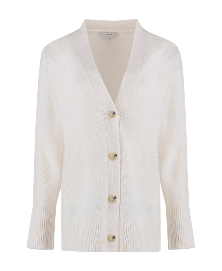 Weekend V-neck ribbed cardigan