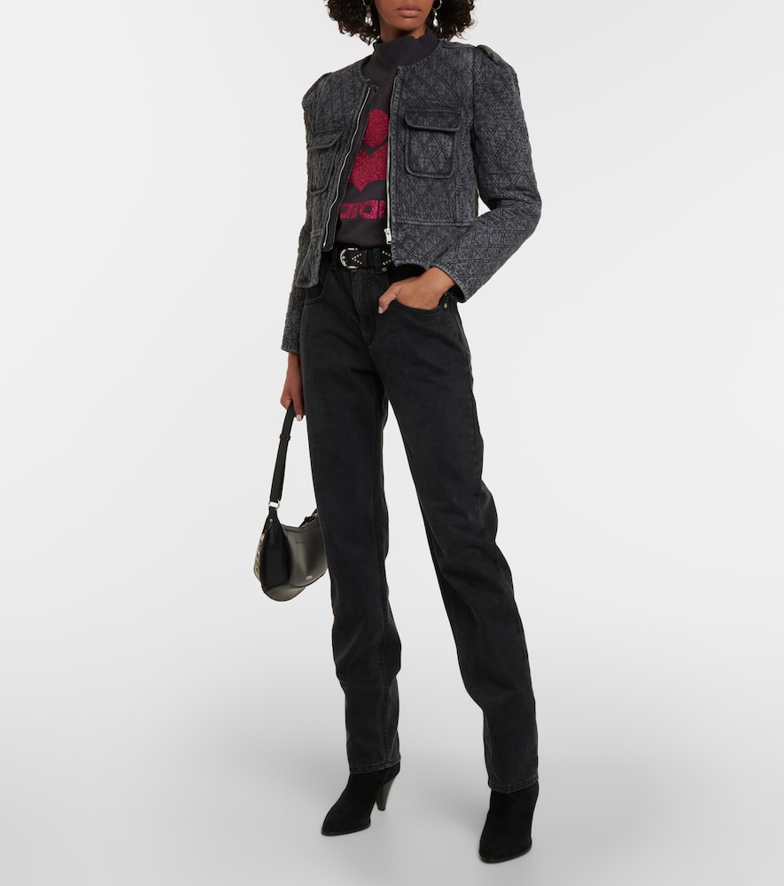 Deliona quilted denim jacket