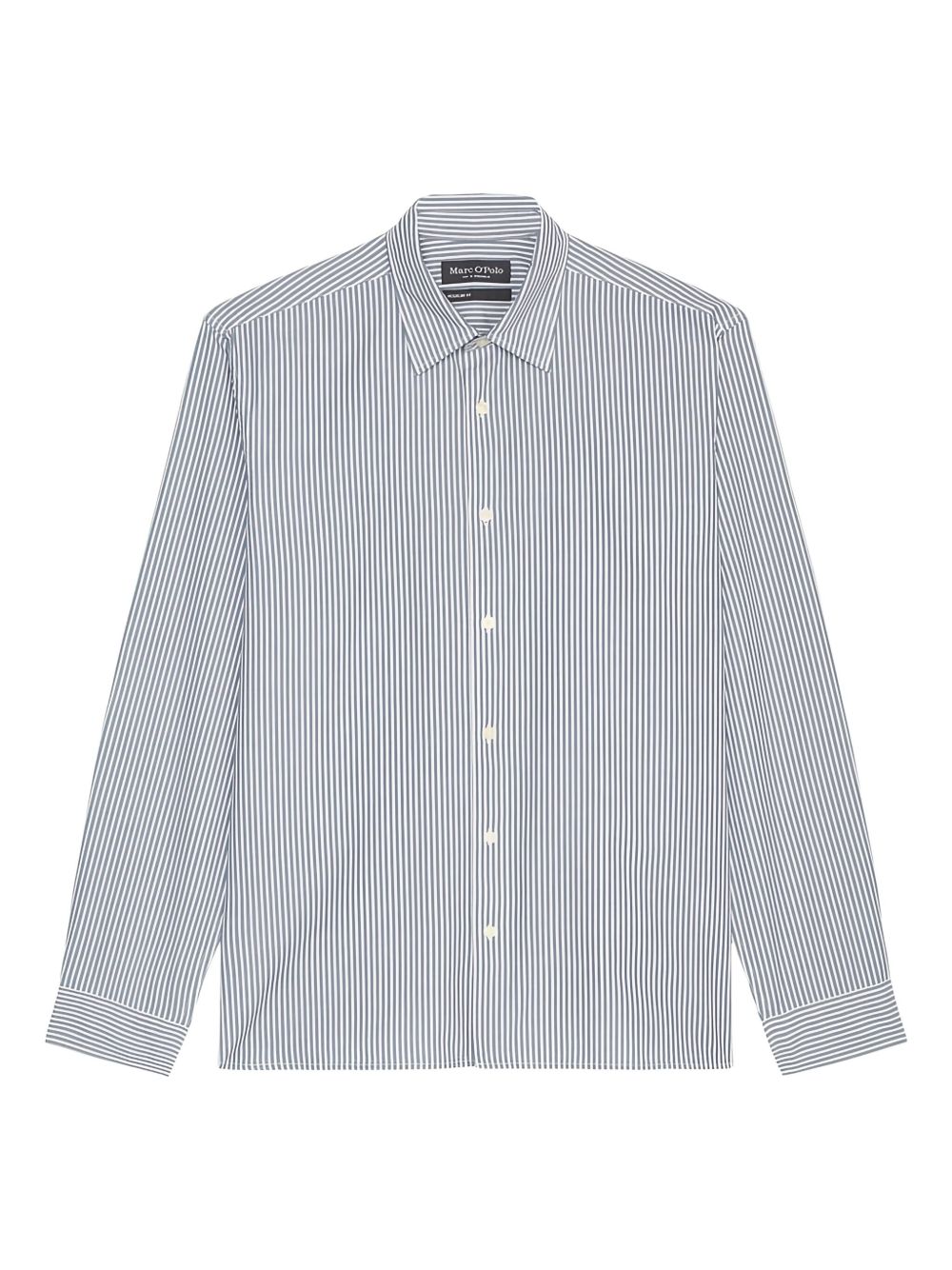 Striped button-up shirt - Blue