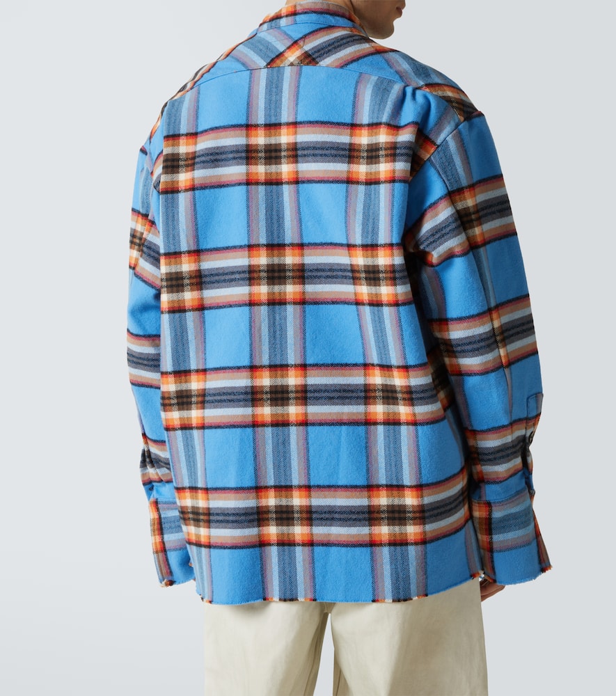 Plaid cotton shirt