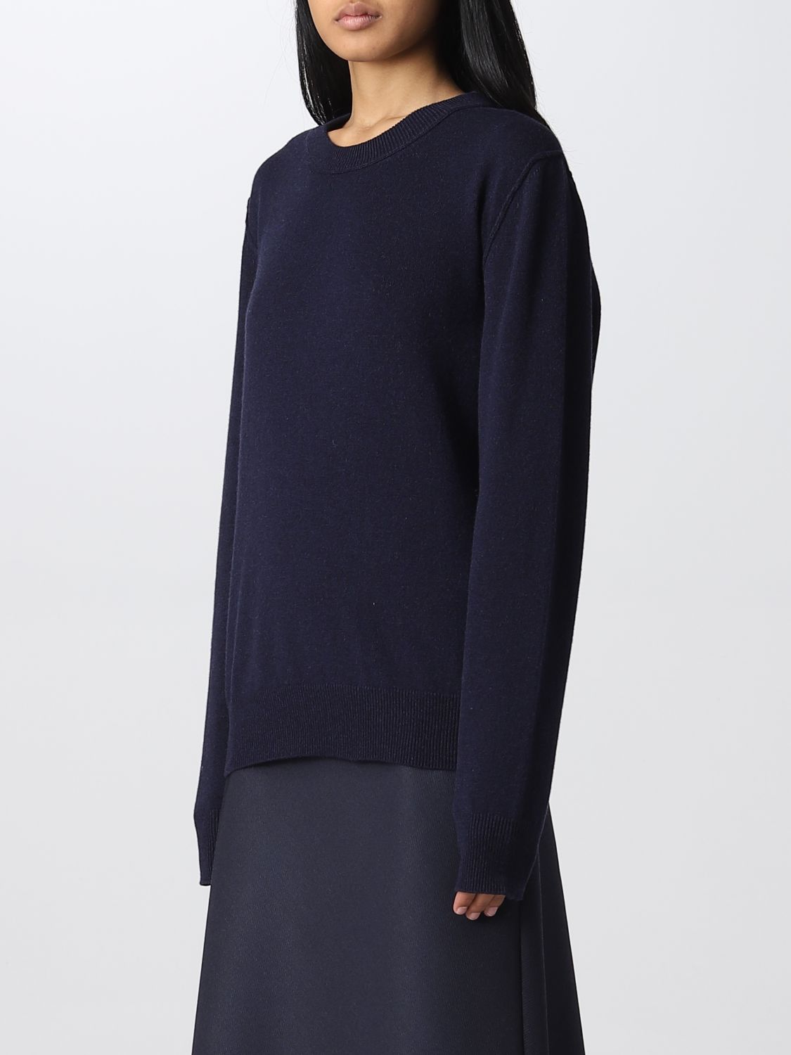 Crew-neck long-sleeve jumper
