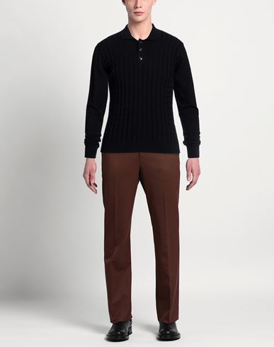 Man Sweater Black Size M Cotton, Viscose, Acrylic, Elastane