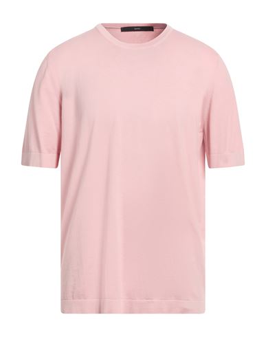 Man Sweater Pink Size 44 Cotton
