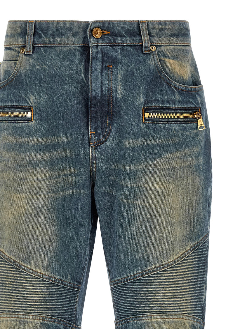 Biker Jeans Blue