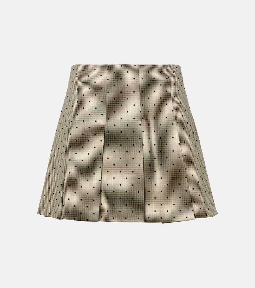 Checked miniskirt