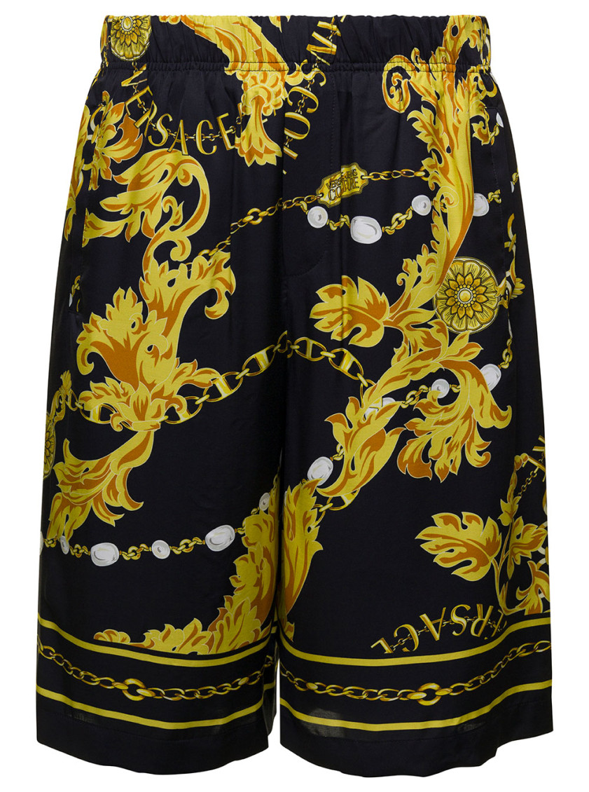 Chain Couture Bermuda Shorts