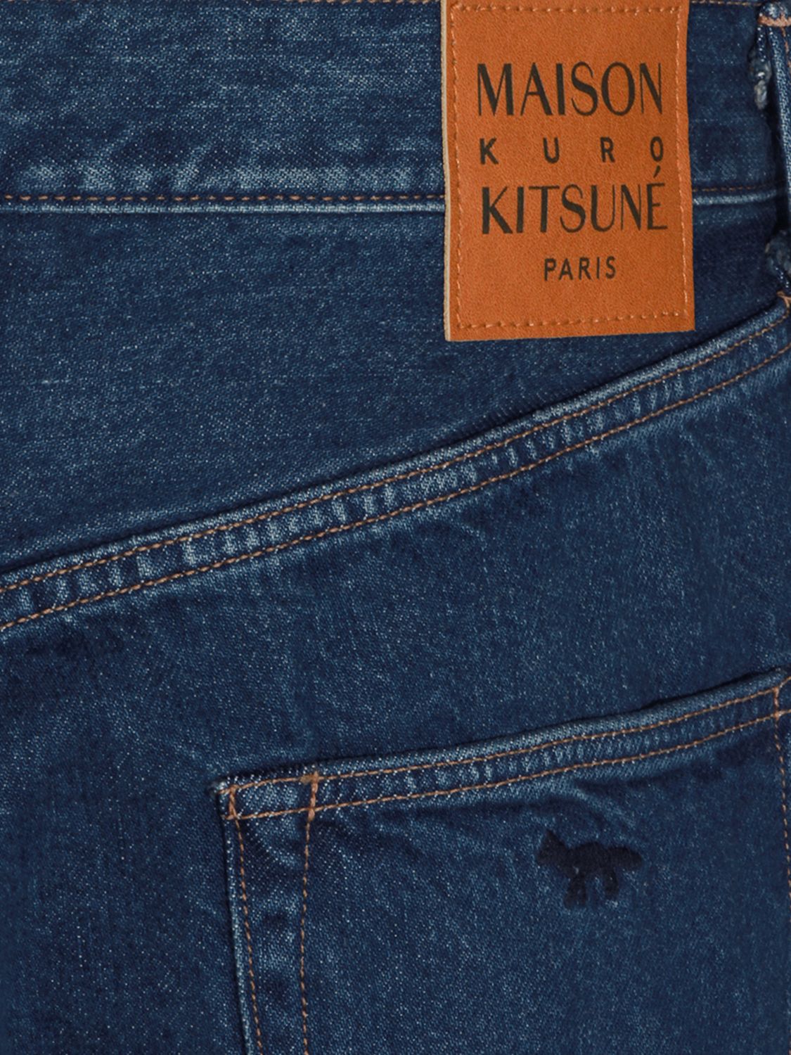 MAISON KITSUNÉ Jeans Men color Indigo