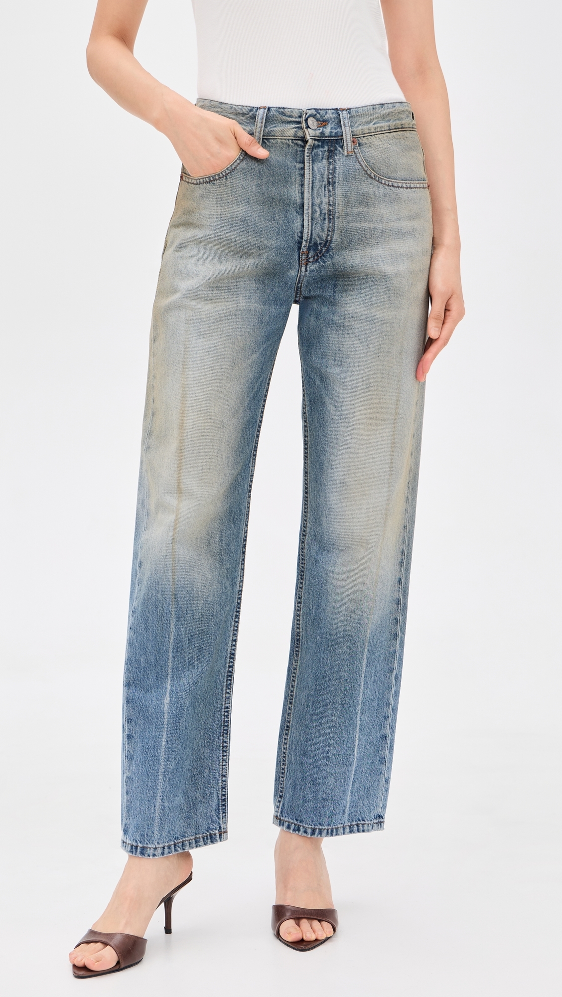 Five Pocket Jeans Medium Blue