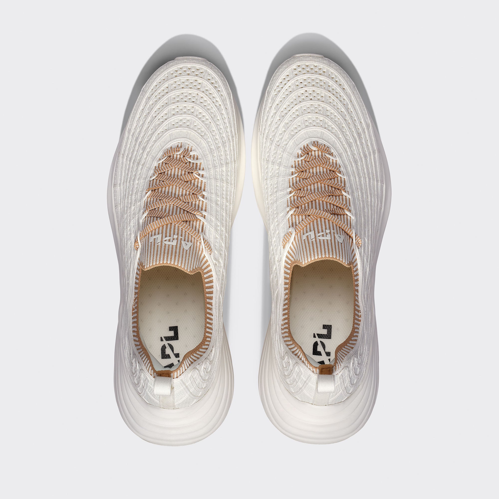 Men's TechLoom Zipline Ivory / Tan / Ribbed