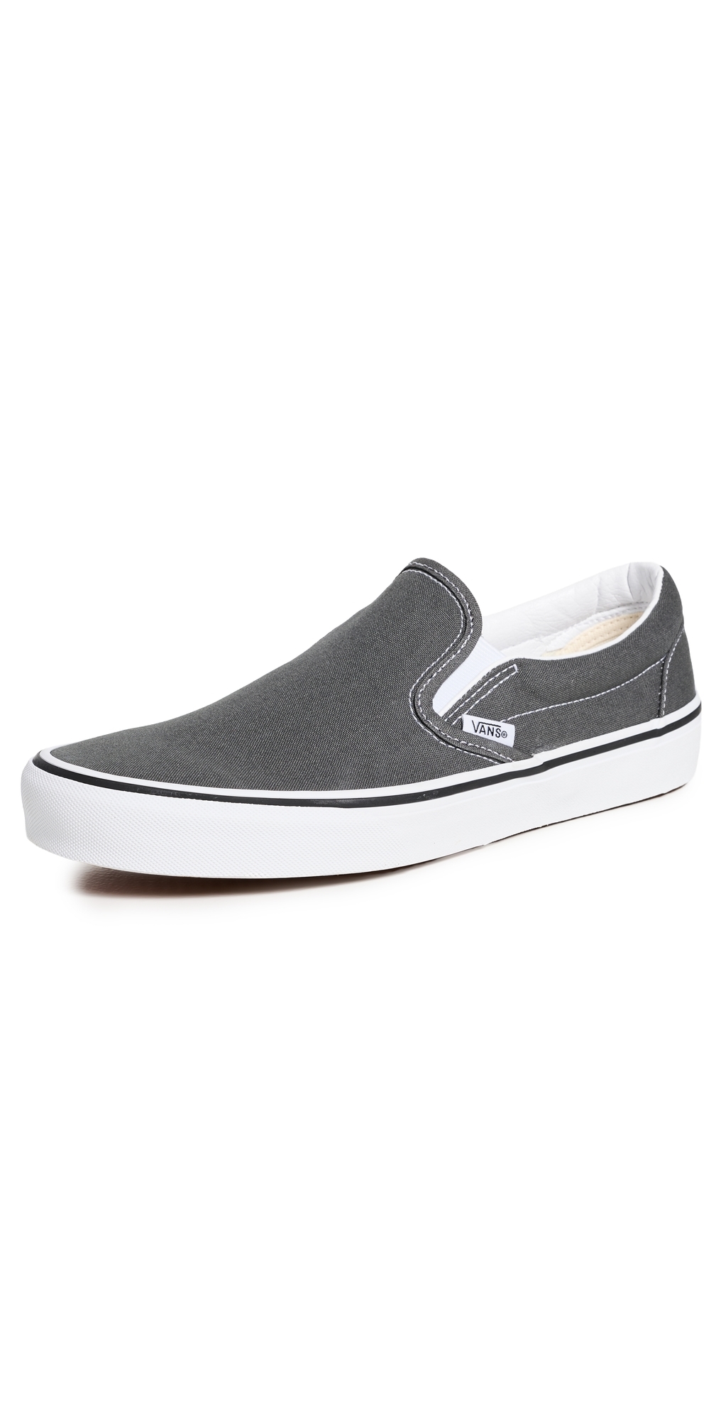U Classic Slip On Unisex Sneakers Charcoal W