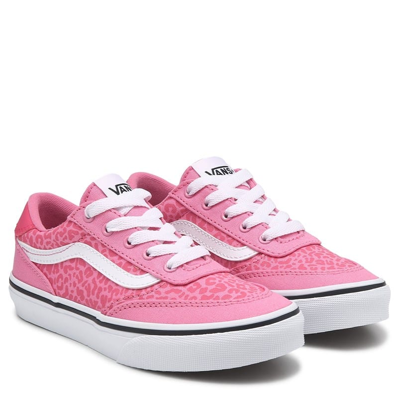 Kids' Brooklyn Low Top Sneaker Little/Big Kid Shoes (Pink/Leopard)