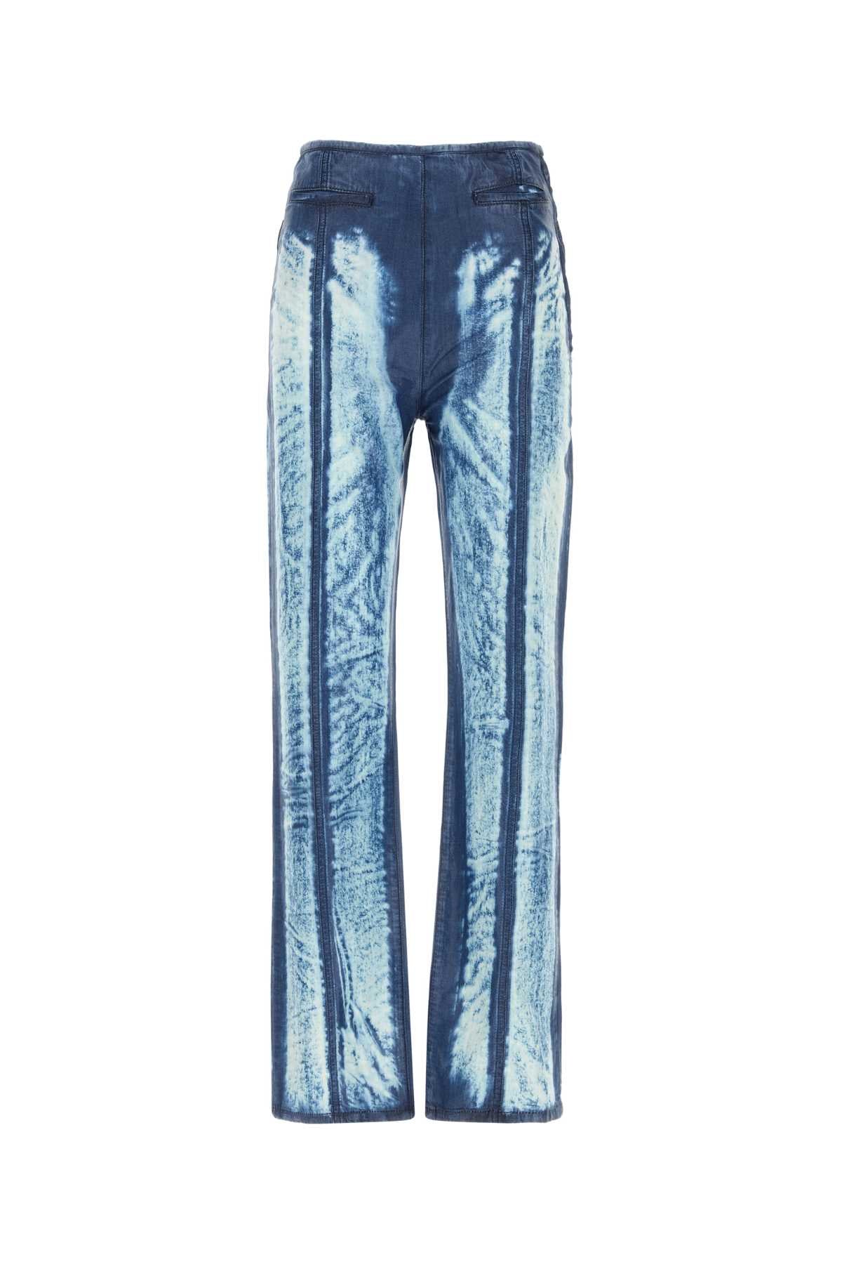 Acid-Wash Lyocell Jeans — Blue