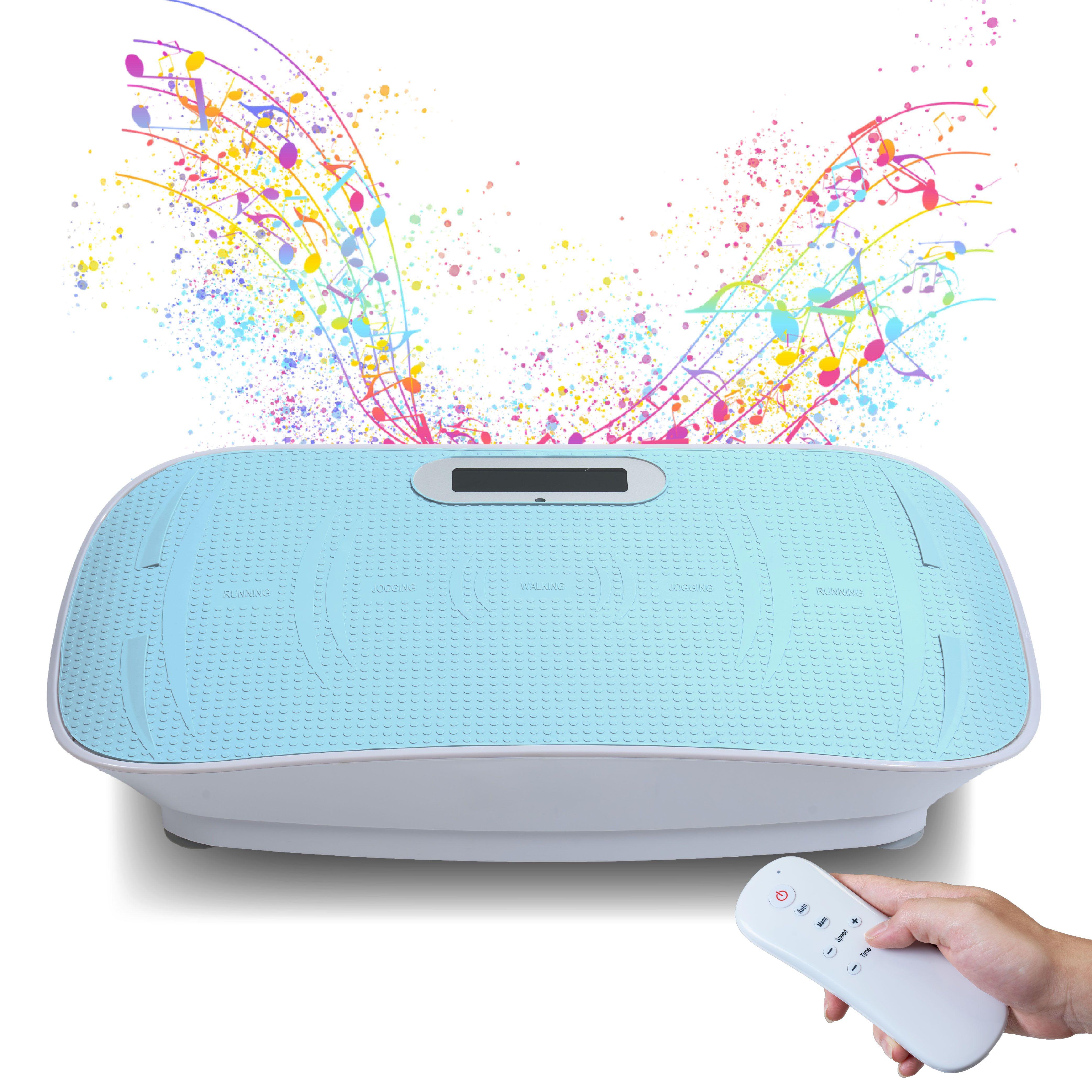 Full Body Vibration Platform Crazy Fitness Massage 10-Frequency Weight Loss & Fat Burner Shaking Machine For Unisex