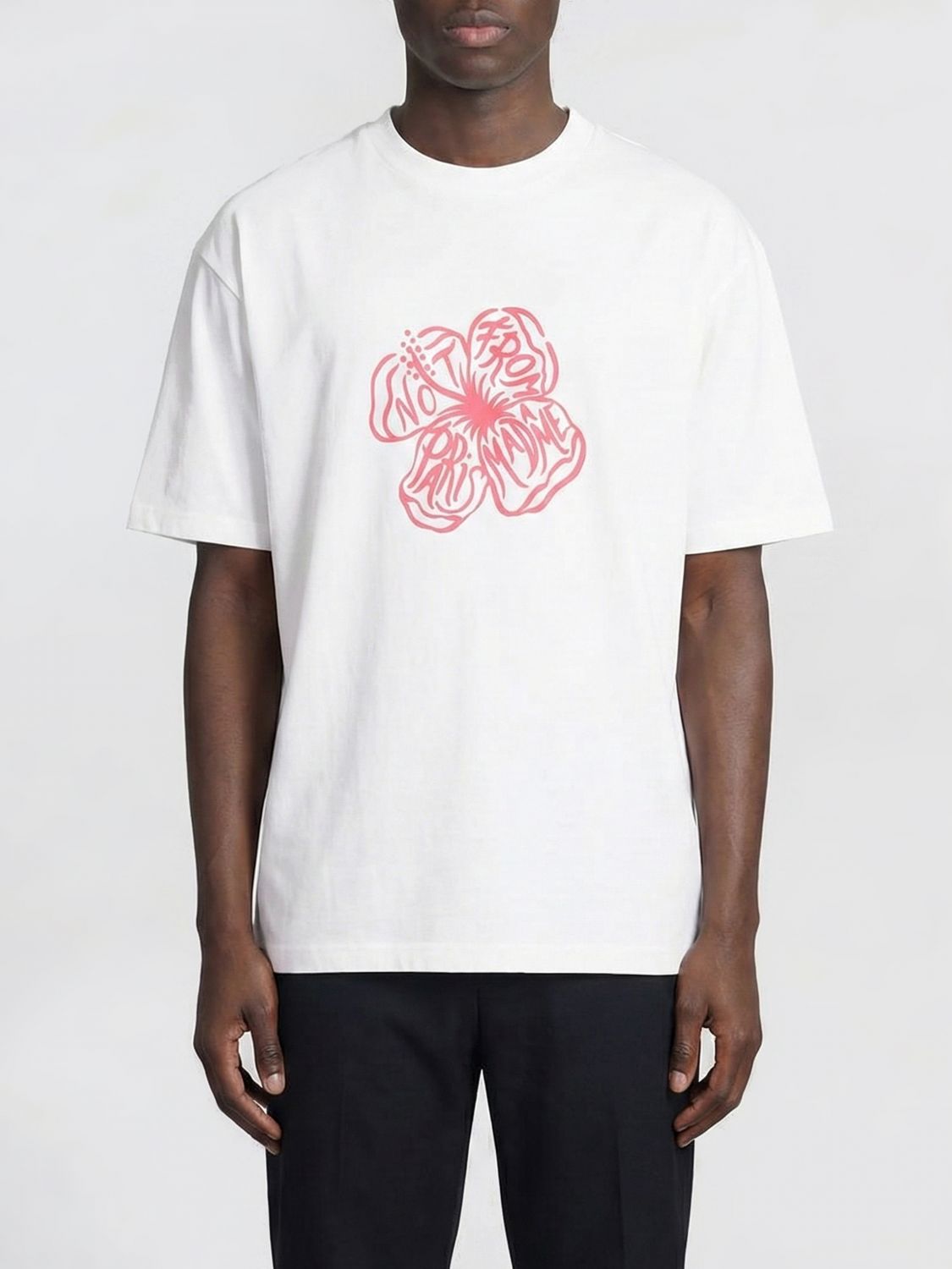 "Slogan Hibiscus" T-Shirt