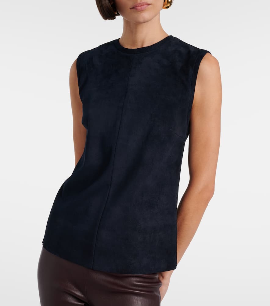 Miuccia suede top