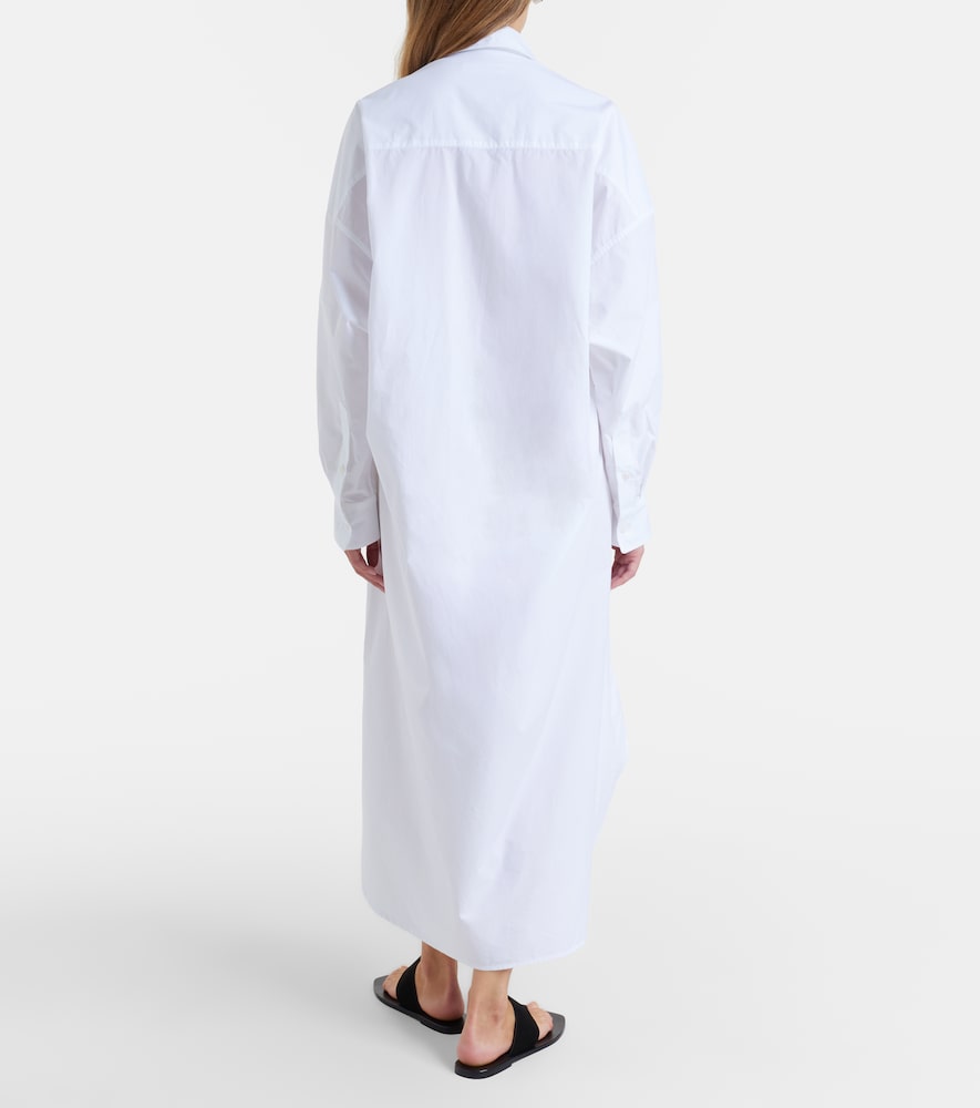 Bloom cotton poplin shirt dress