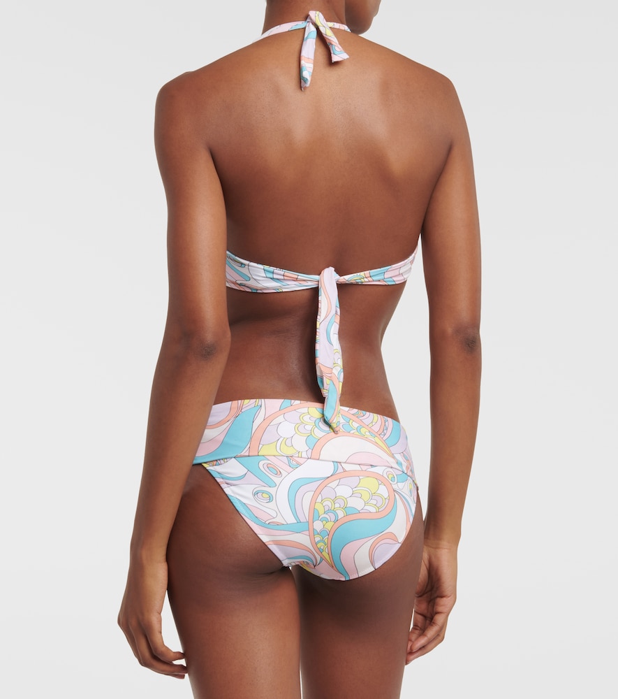 Brussels printed bikini bottoms