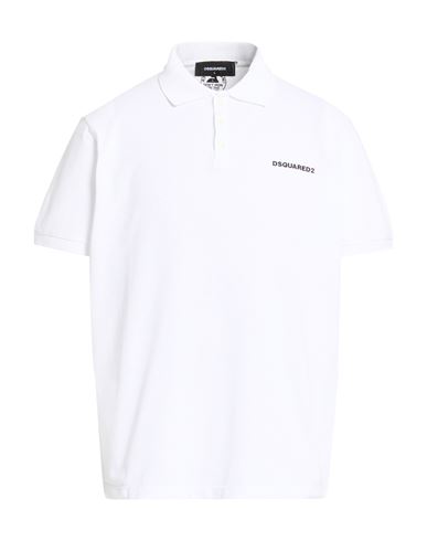 Man Polo shirt White Size XXL Cotton
