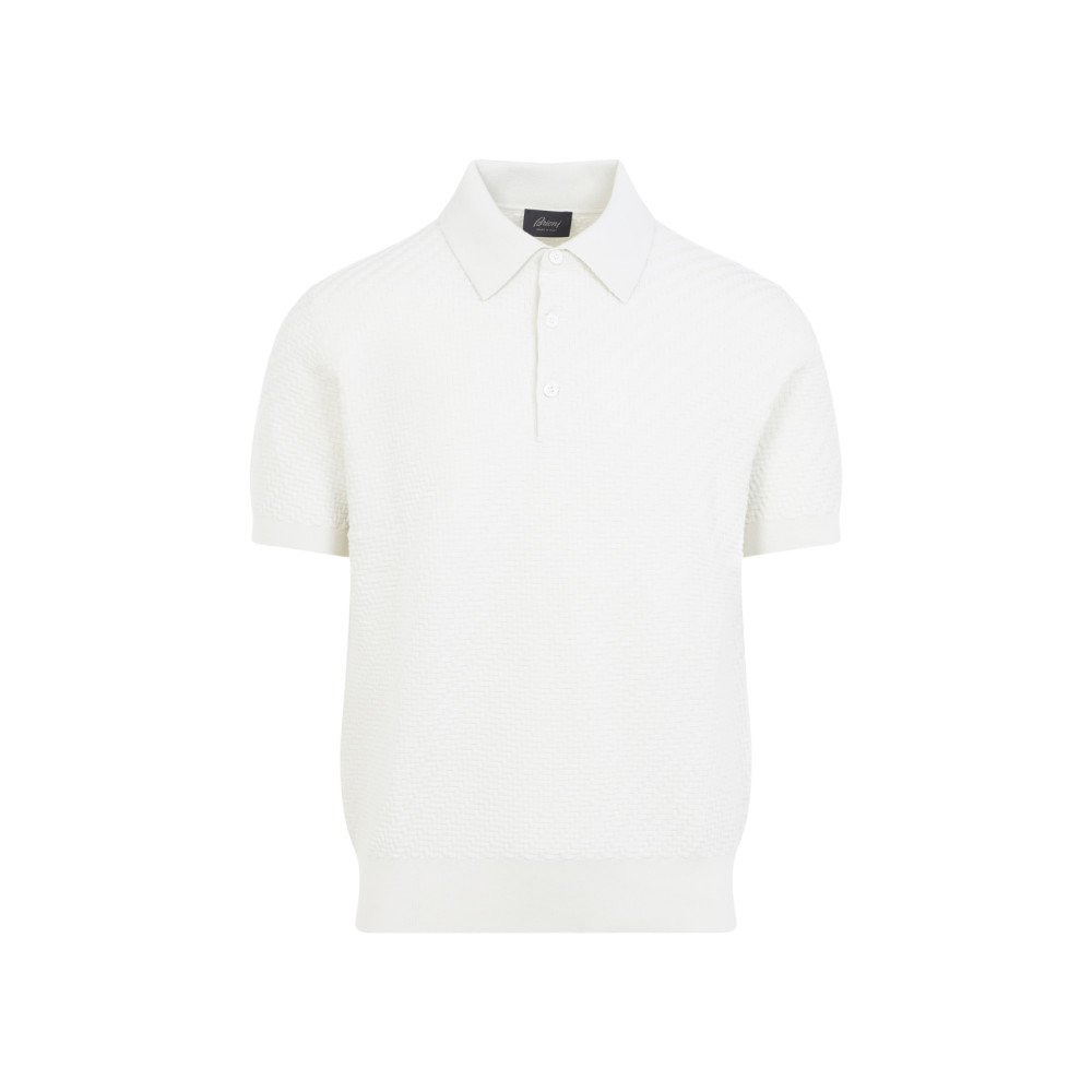 White Shirt Collar Polo