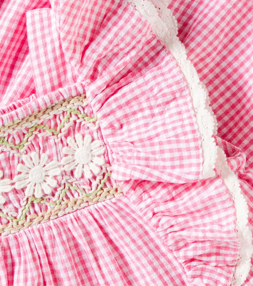 Louise Misha Baby Martine gingham cotton dress