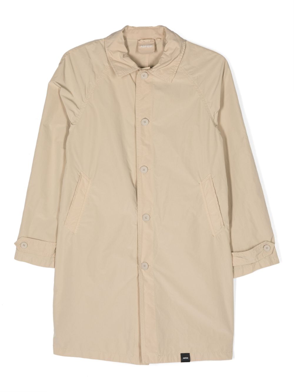 Two-pocket trench coat - Neutrals