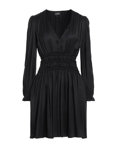 Lavi Woman Mini dress Black Size S Viscose