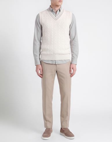 Platinum Man Sweater Cream Size M Cashmere