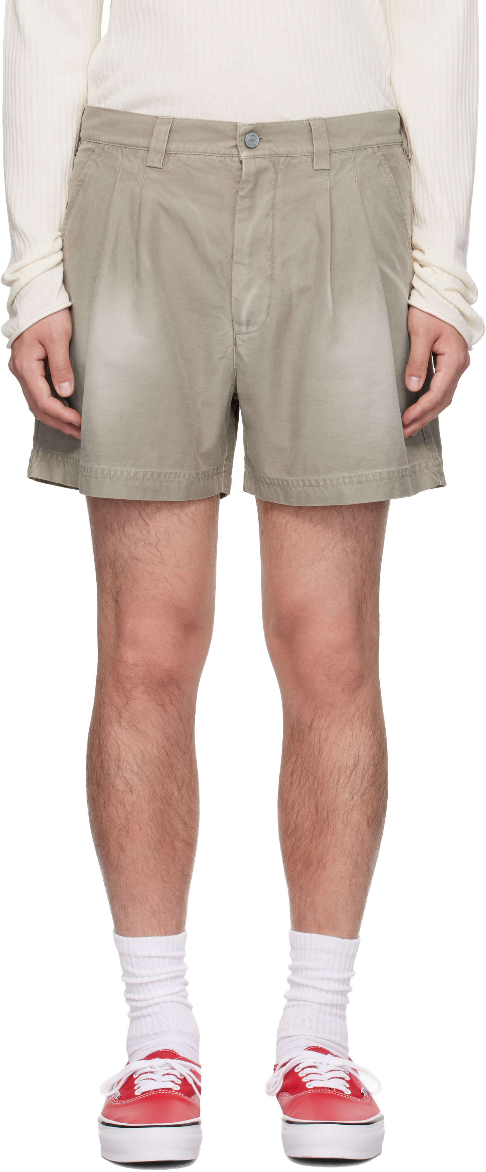 Taupe Short Woven Shorts