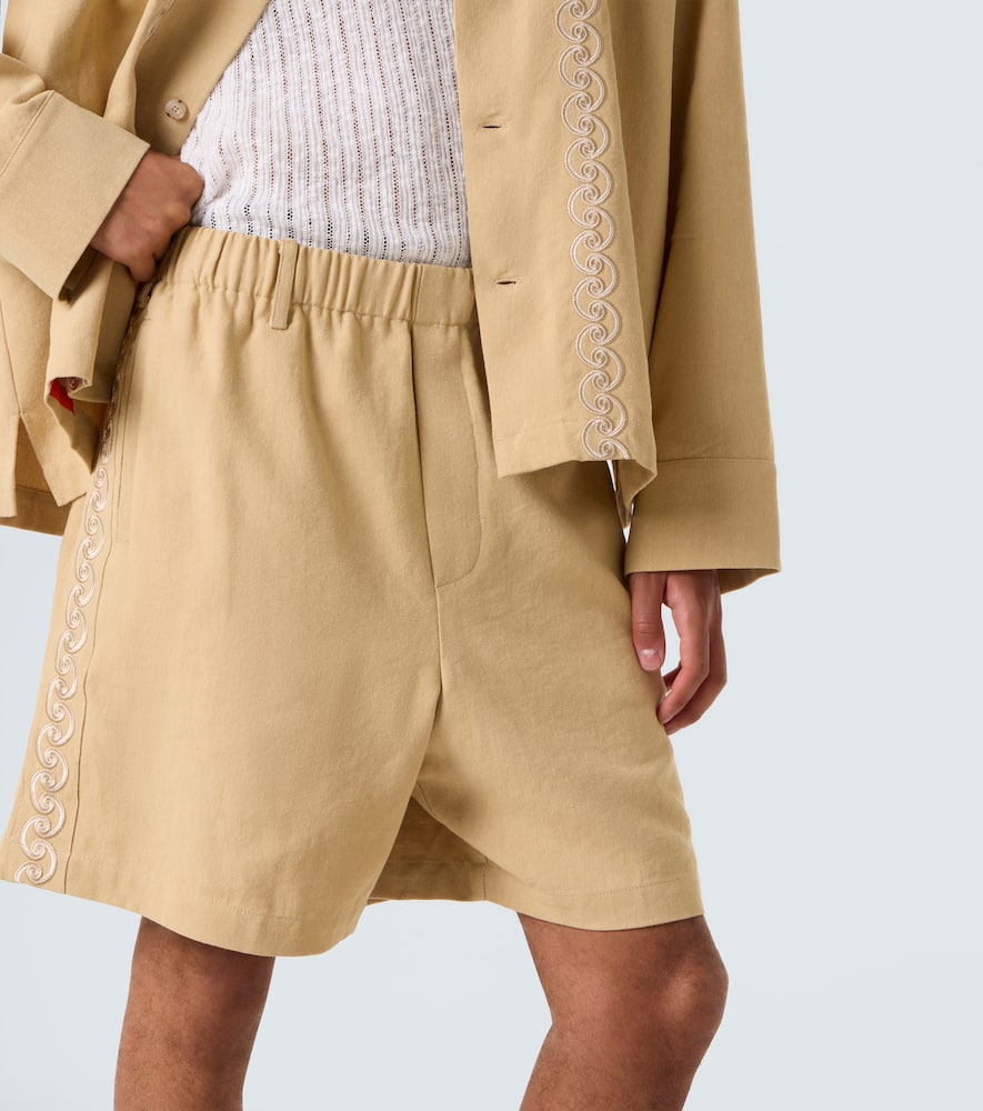 Embroidered shorts