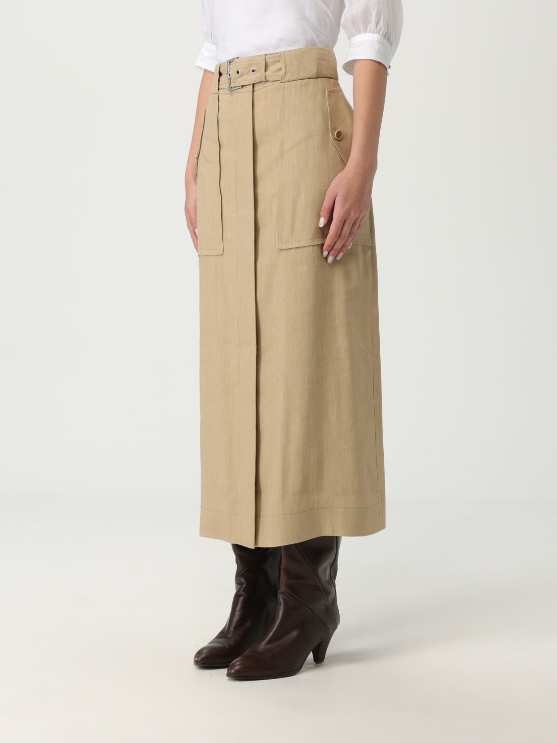 Skirt Woman color Beige
