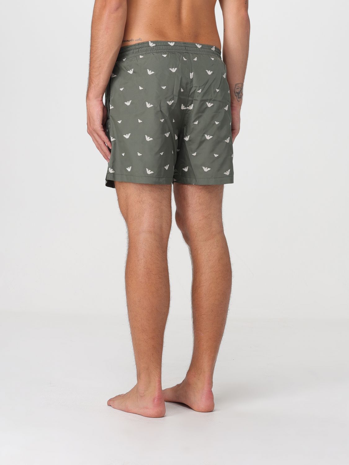 Swimsuit Men color Green