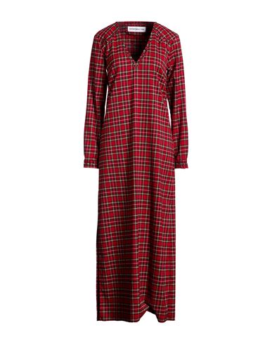 Woman Maxi dress Red Size S Polyester, Viscose, Elastane