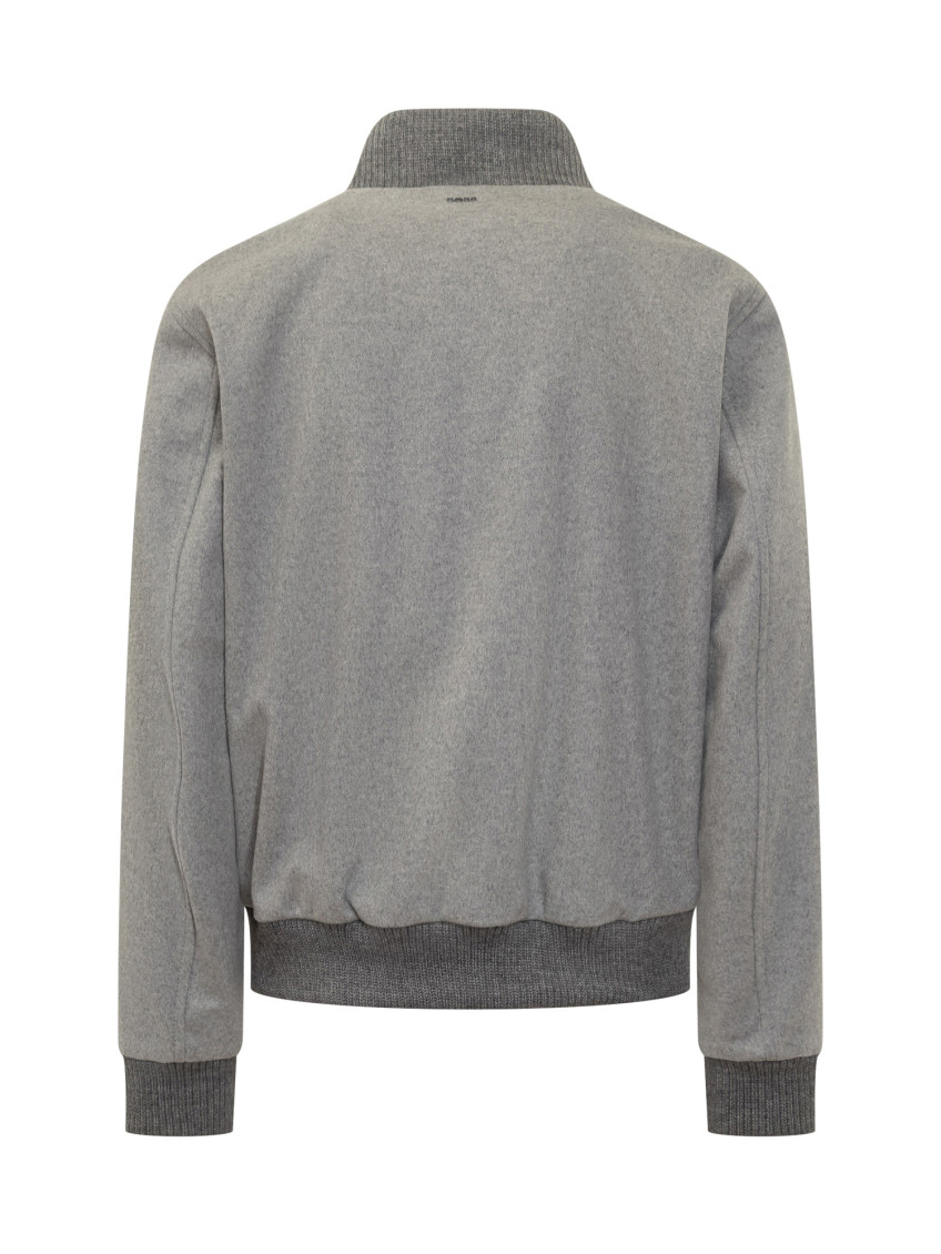 Grey Solid Jacket