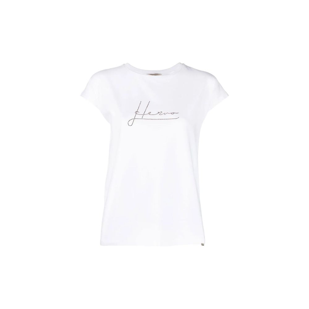 Logo-Embroidered Cotton T-Shirt — White