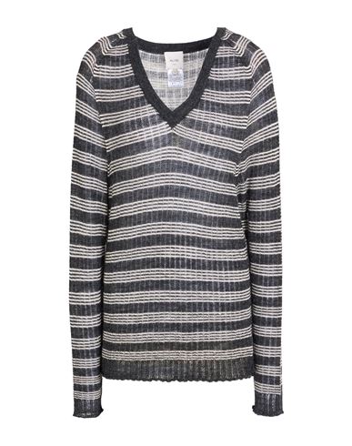 Woman Sweater Charcoal Size M Acrylic, Alpaca wool, Merino Wool