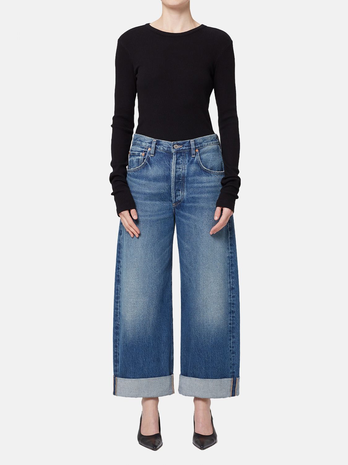 Ayla wide-leg jeans - Blue