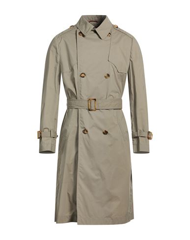 Man Overcoat & Trench Coat Khaki Size 40 Cotton, Polyamide