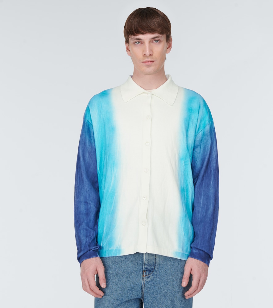 Cotton and cashmere cardigan