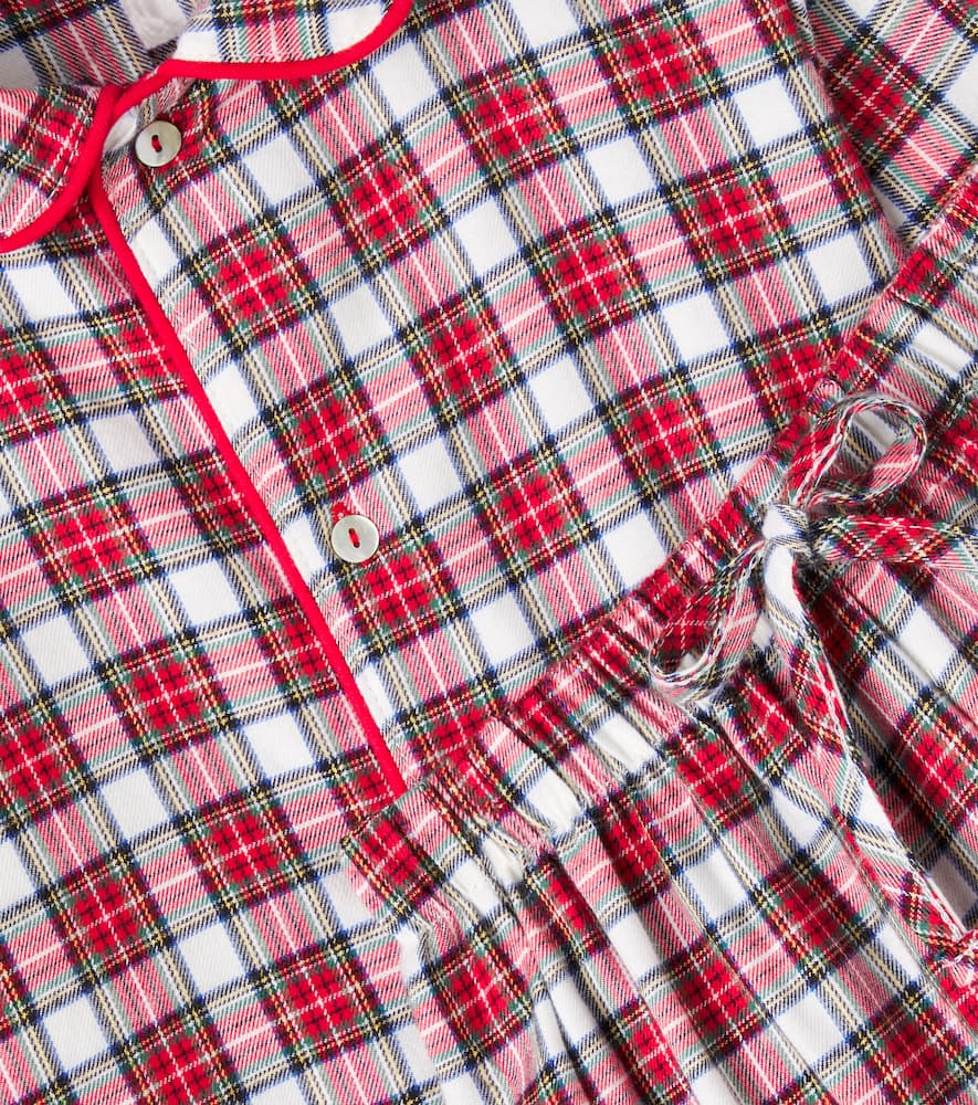 Checked cotton pajamas