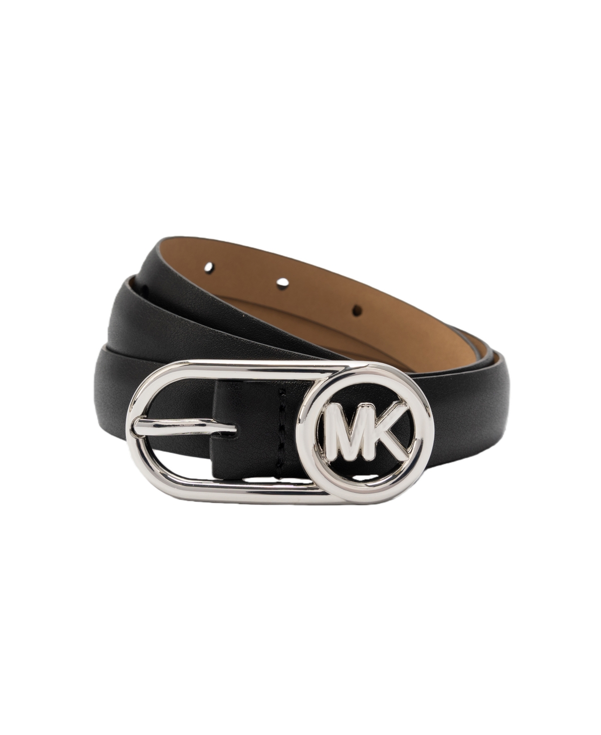 Michael Bubble Buckle Belt - Black Pol Nickel