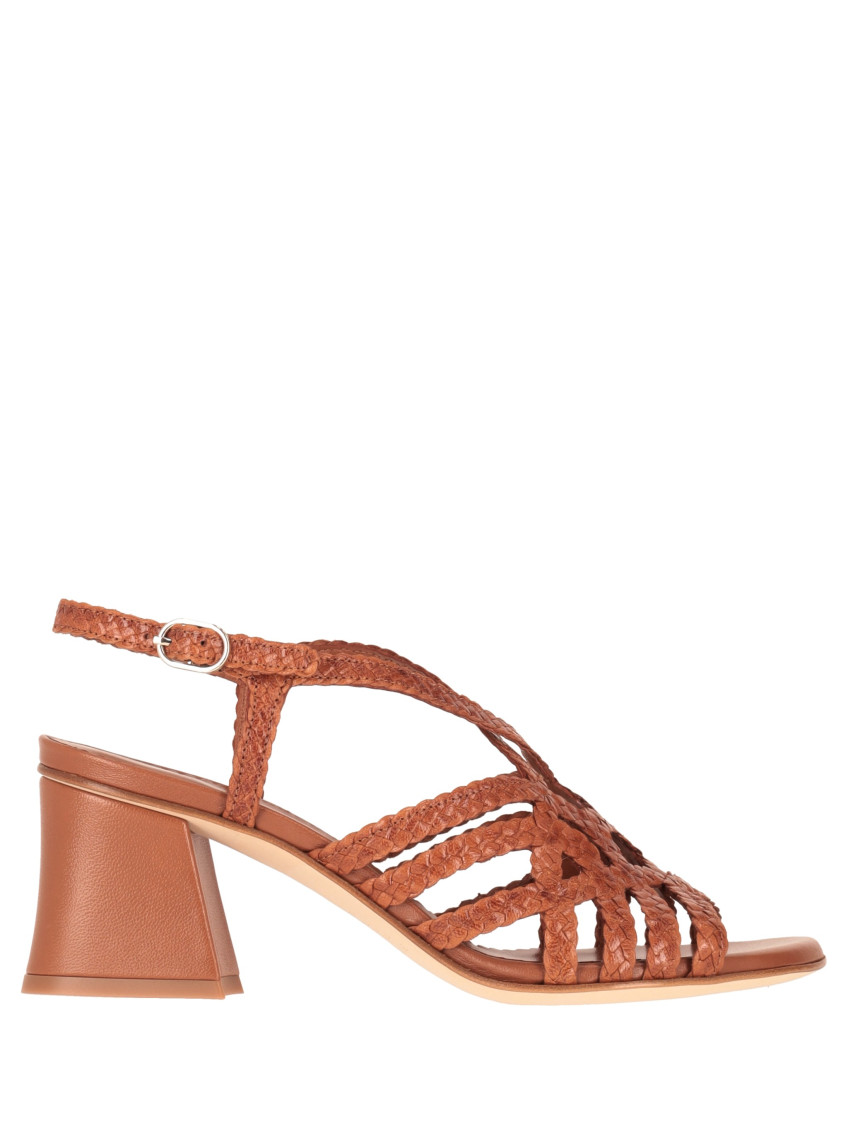 Brown Braided Pumps