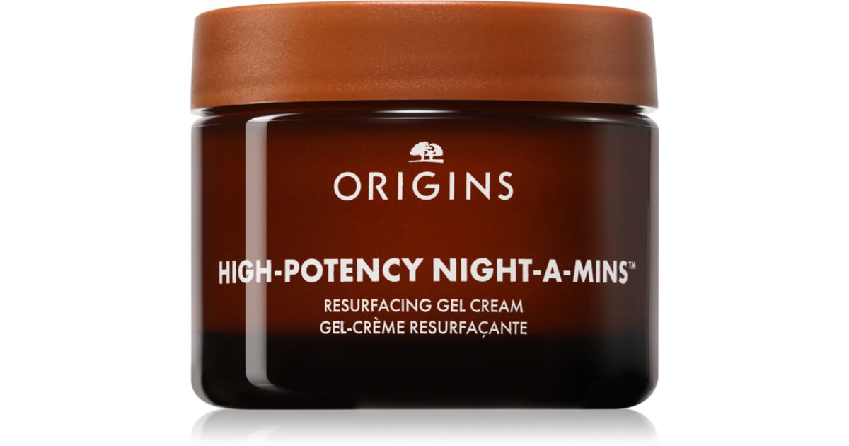 Origins High-Potency Night-A-Mins™Crema gel rigenerante senza olio con AHA derivati dalla frutta rassodante idratante per tutti i tipi di pelle