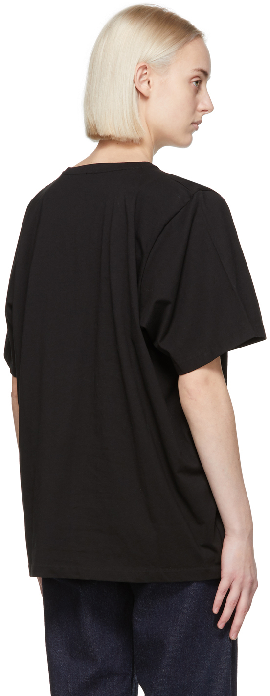 Black oversized T-shirt