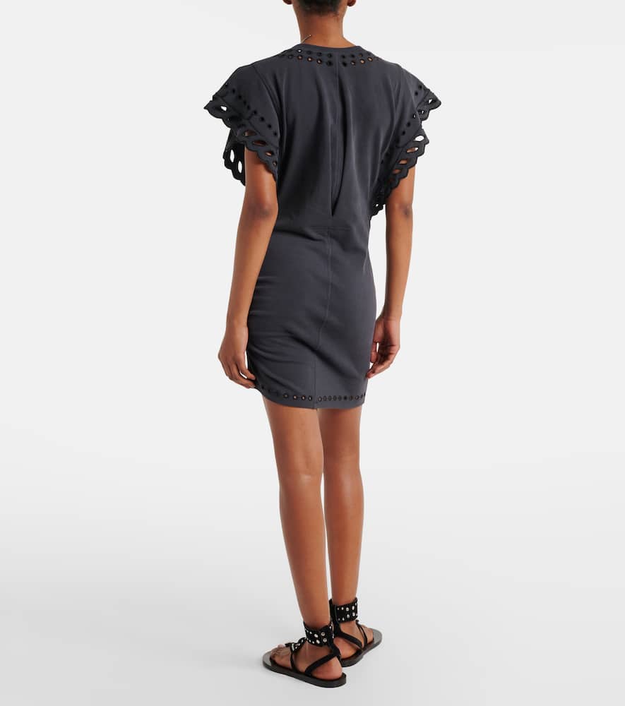 Orlane embroidered cotton minidress