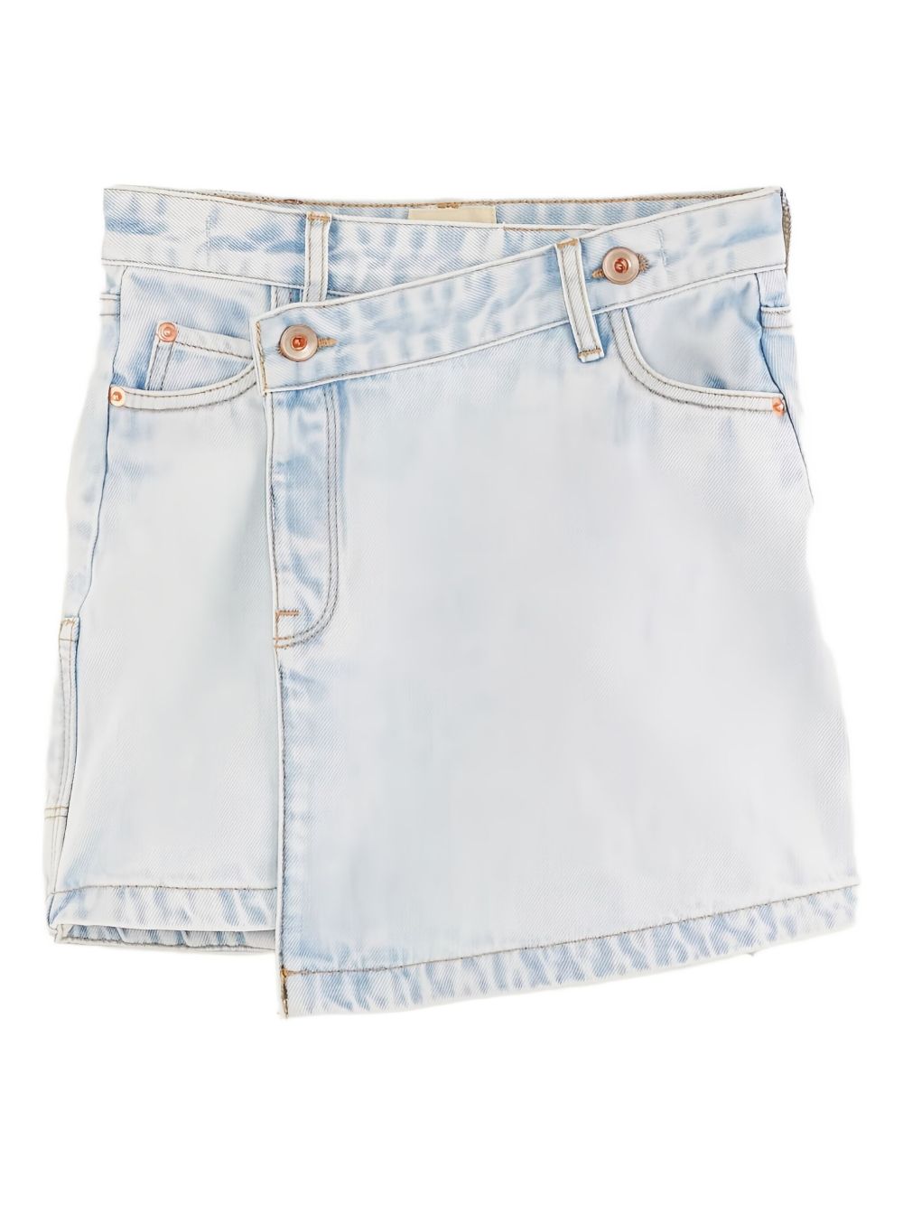 Cotton mini skirt - Blue