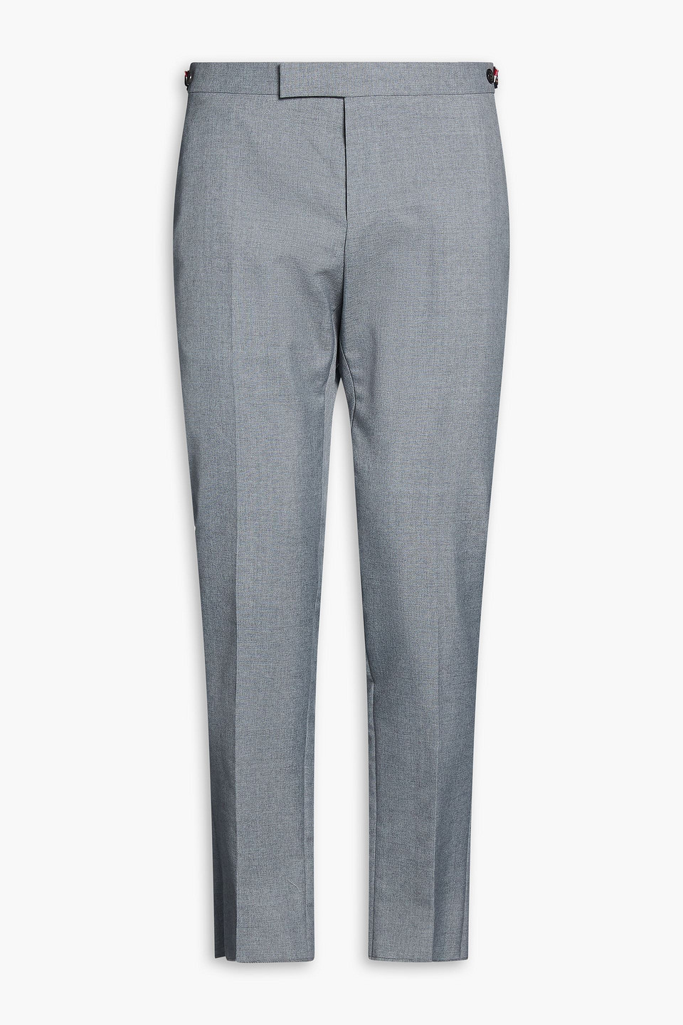 Wool-blend pants - Gray - 0