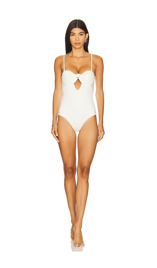 Ancora Kalon One Piece Swimsuit in Ivory. -  L also in