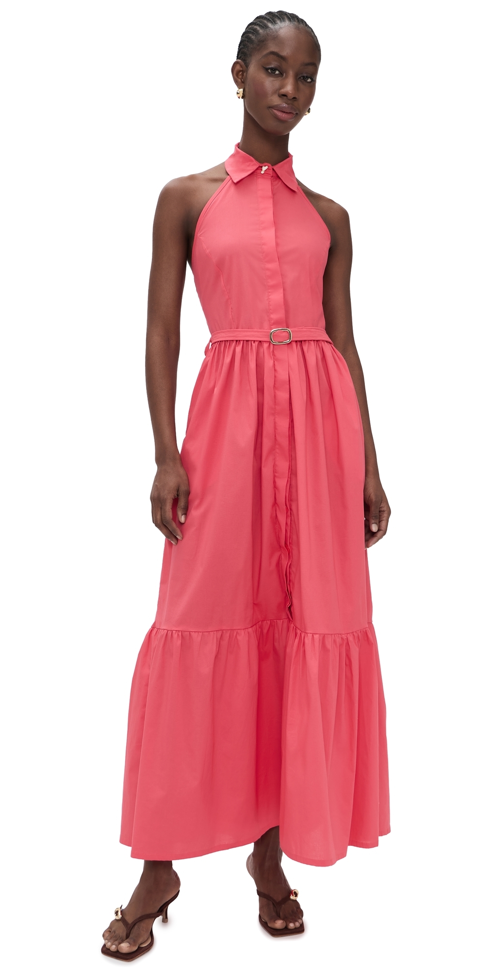 The Horizon Dress Salmon