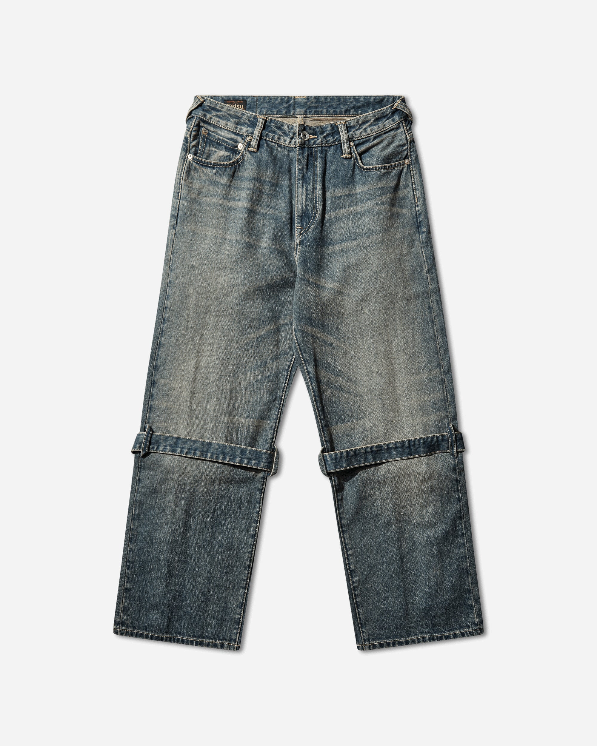 Men s Washed Bondage Jeans Indigo