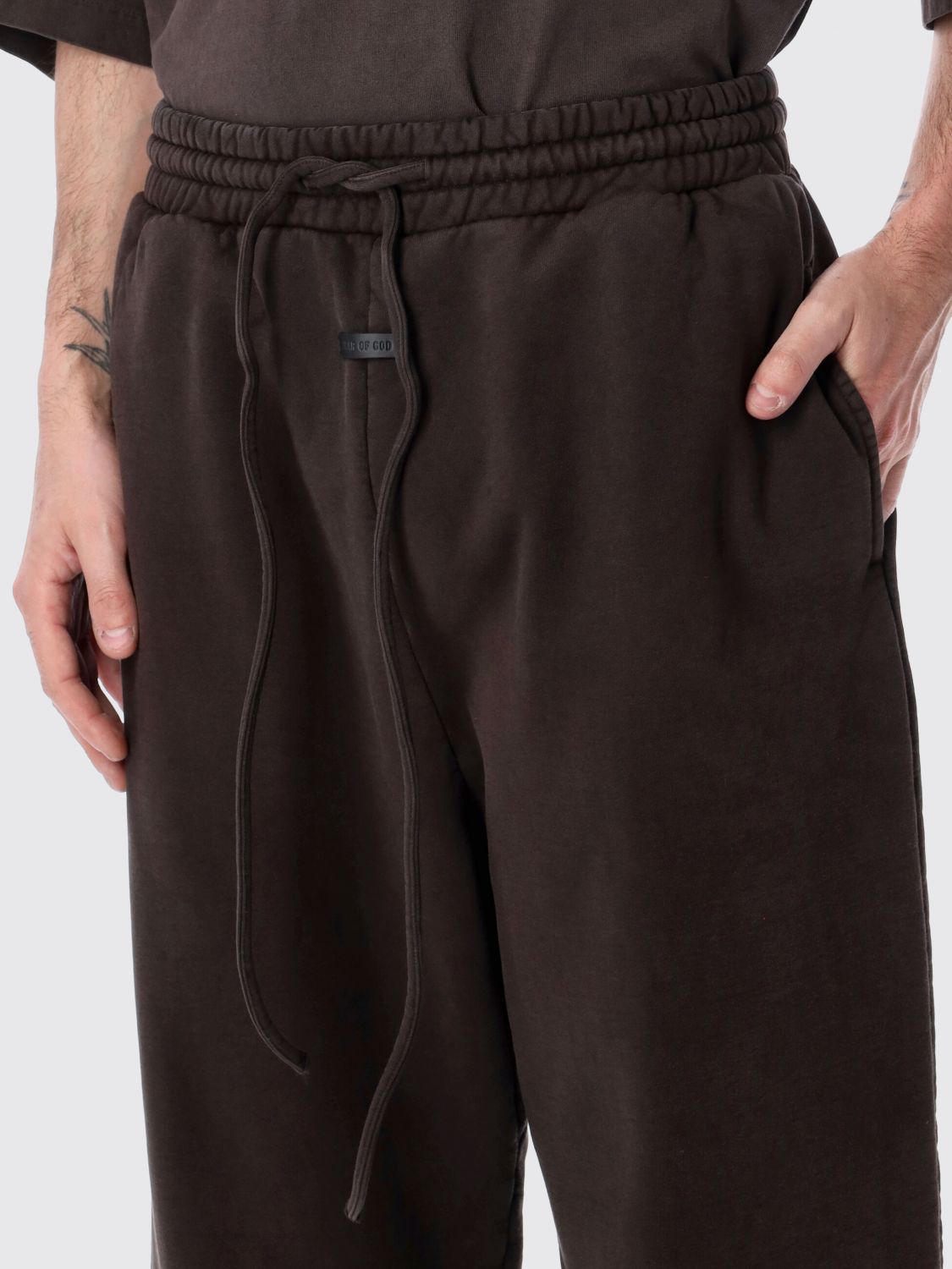 Pants Men color Brown